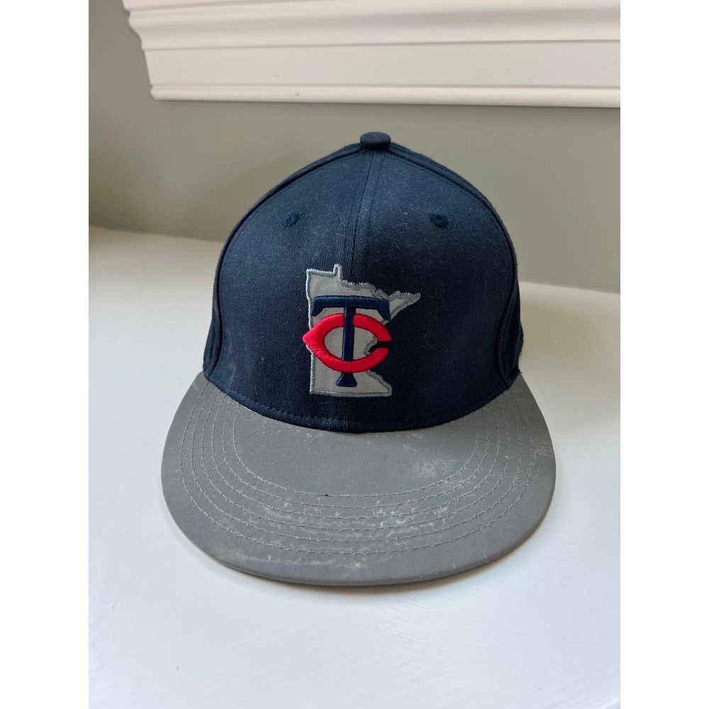 TC Logo Minnesota Twins New Era 9Fifty Snapback Baseball Hat Cap by Melonwear